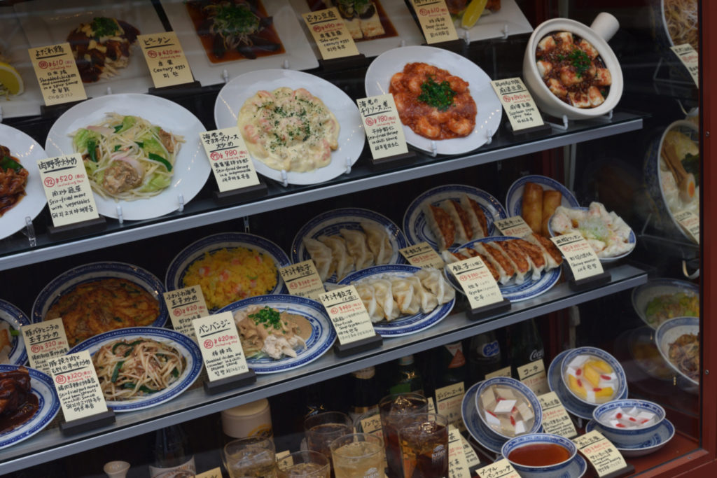 Tokio ocena i wrażenia: Plastikowe jedzenie na wystawie w Tokio