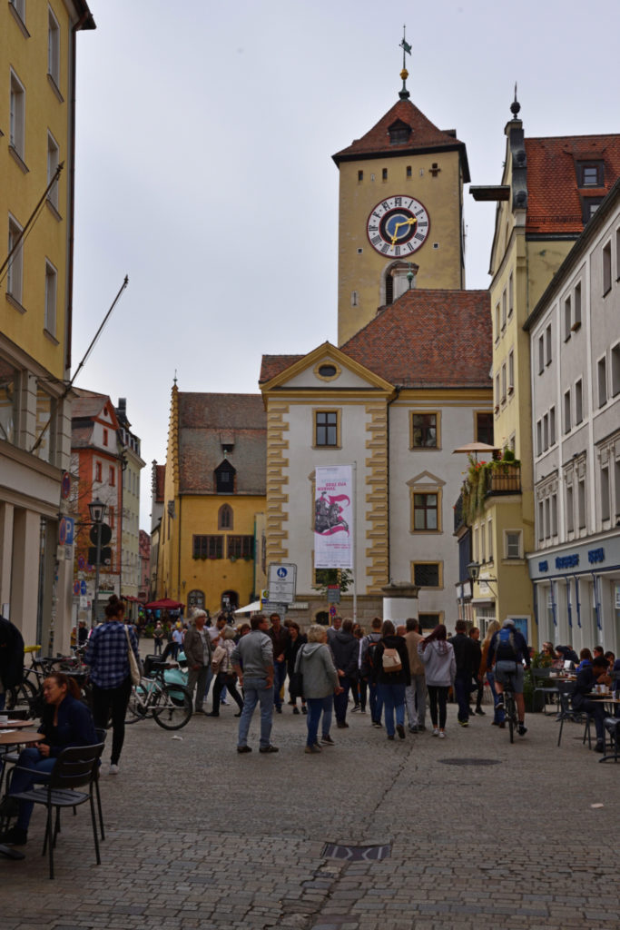 Ratyzbona - spacer po mieście - wieża ratusza