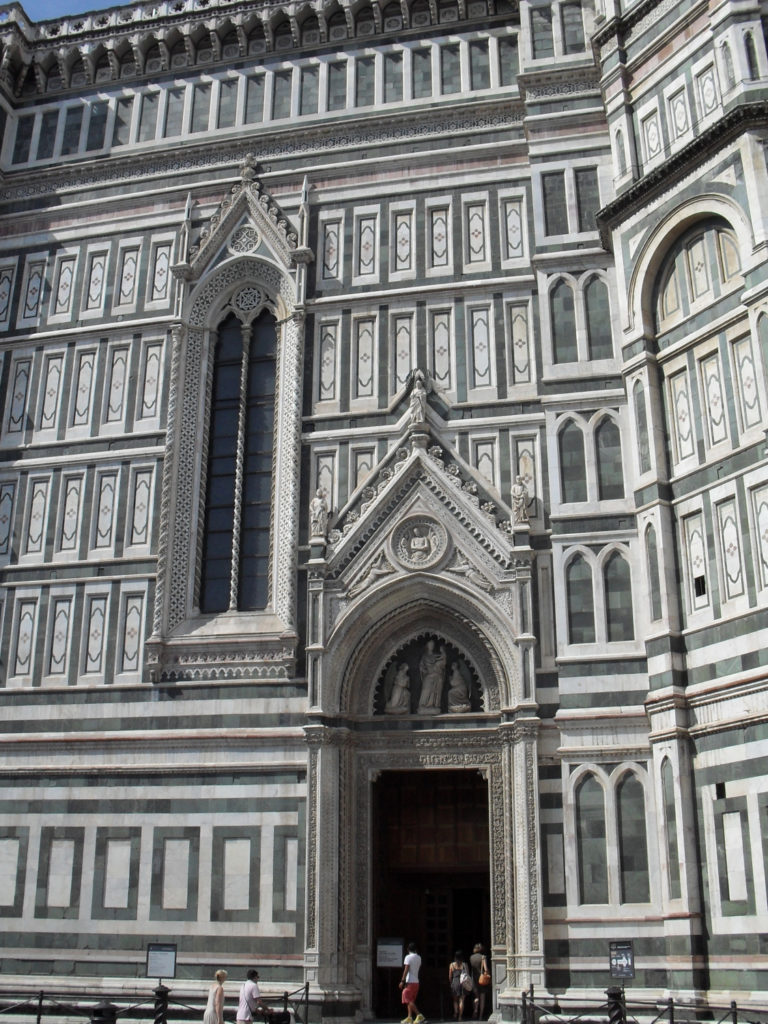 Florencja - boczne wejście do katedry